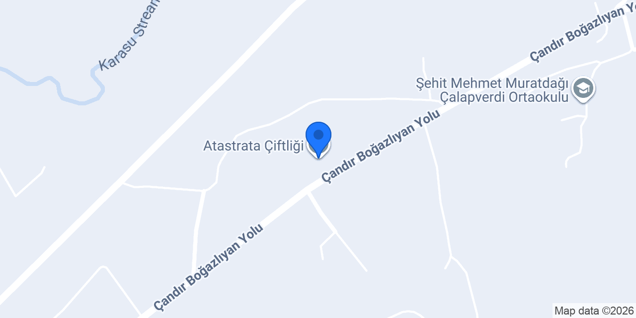 Atastrata Çiftliği konumu