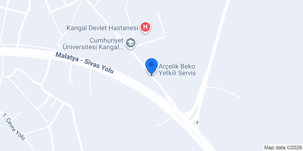 Arçelik Beko Yetkili Servis konumu