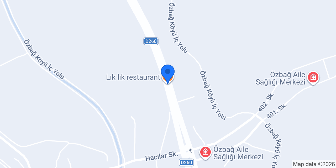 Lık lık restaurant konumu