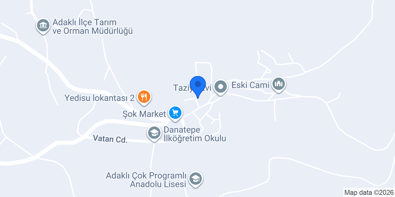 Ptt-adaklı Şubesi konumu