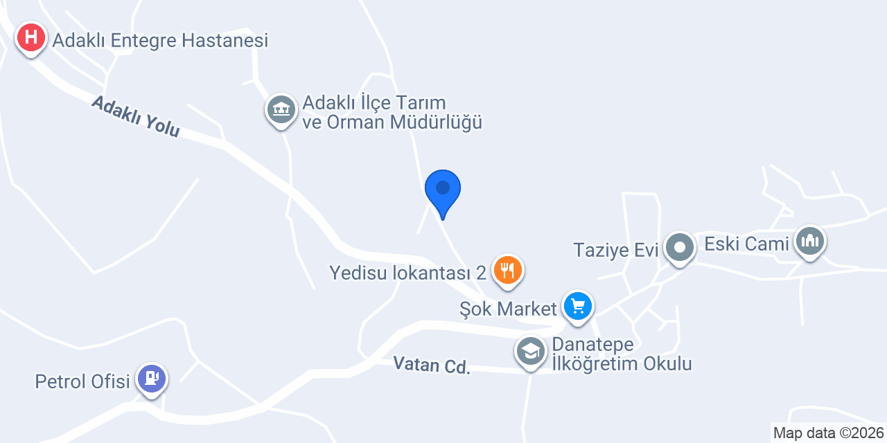 Adaklı net internet cafe konumu