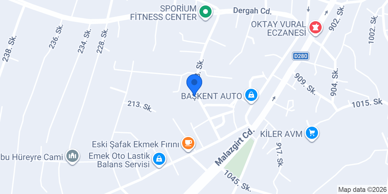 Yavuz Apart konumu