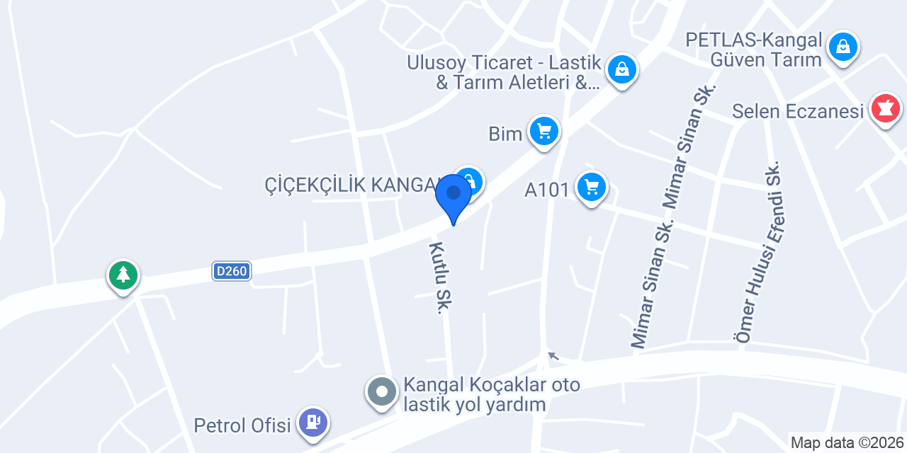 İcon Bujiteri Çiçekçilik konumu