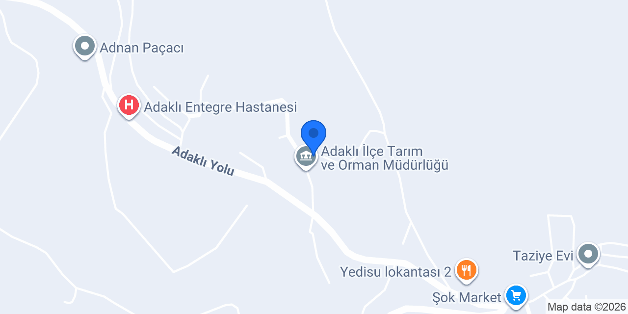 Tapu Müdürlüğü konumu