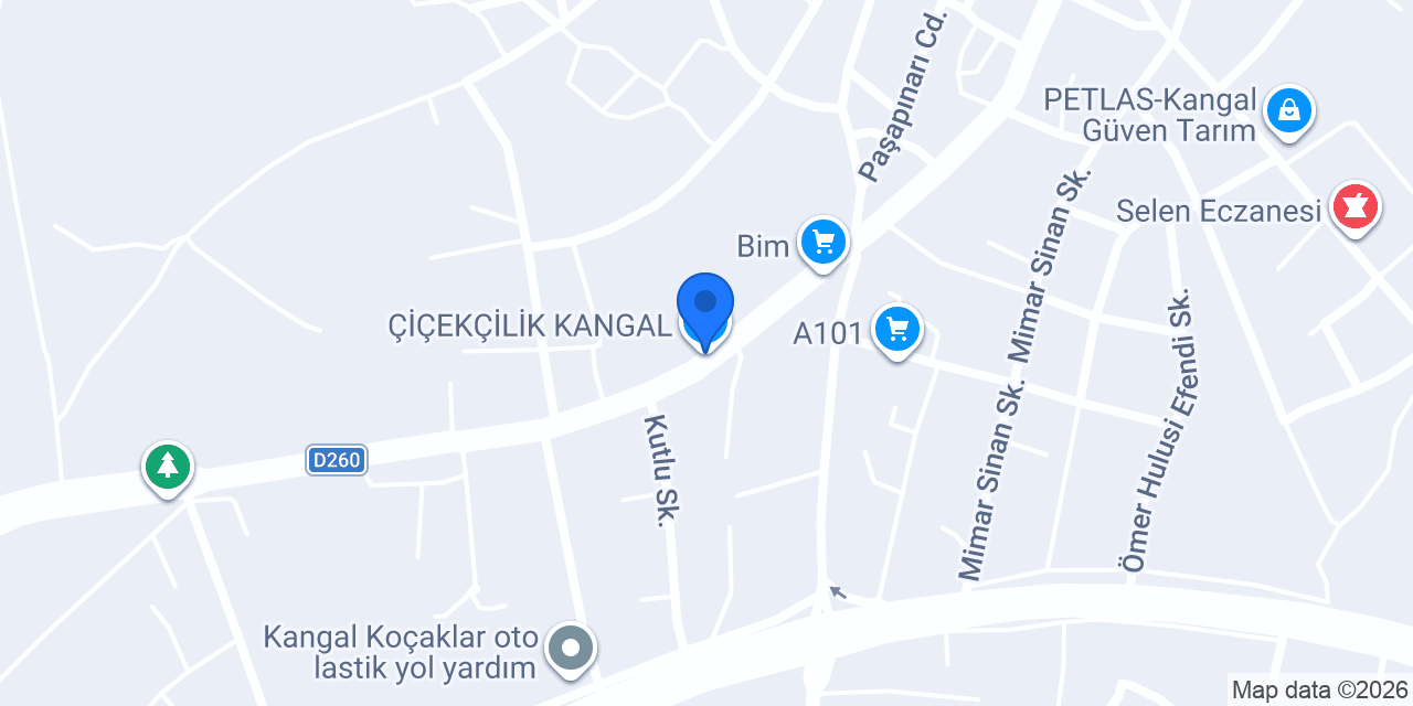 ÇİÇEKÇİLİK KANGAL konumu
