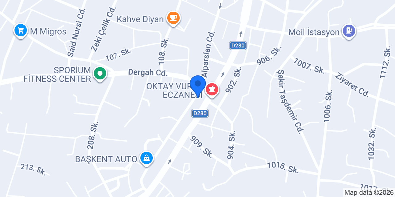Arslan Veteriner Kliniği konumu