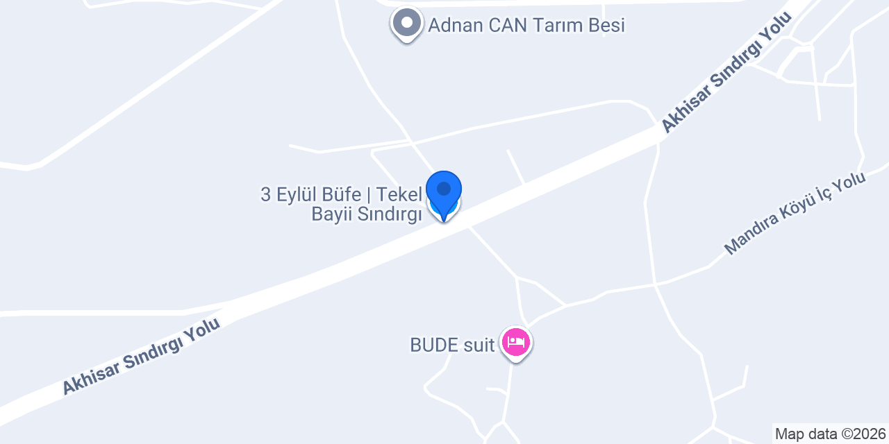 3 Eylül Büfe | Tekel Bayii Sındırgı konumu
