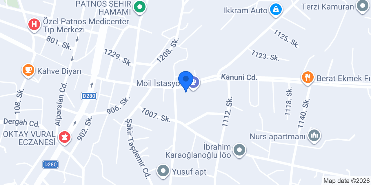Patnos Eczanesi konumu