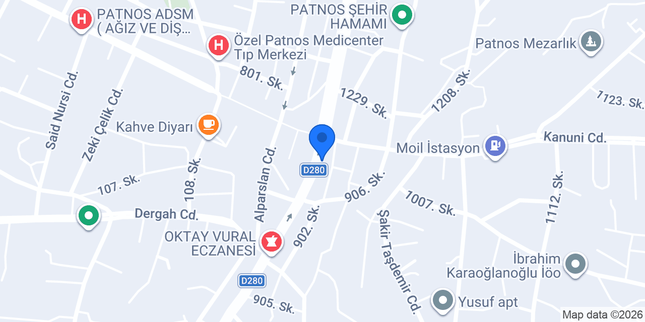 Işık Eczanesi konumu