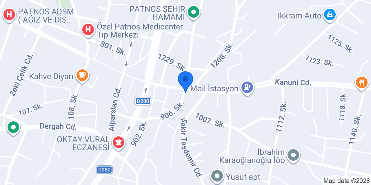 Şimşek Özel Güvenlik Kursu konumu
