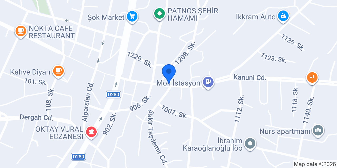 SEVİM VETERİNER KLİNİĞİ konumu