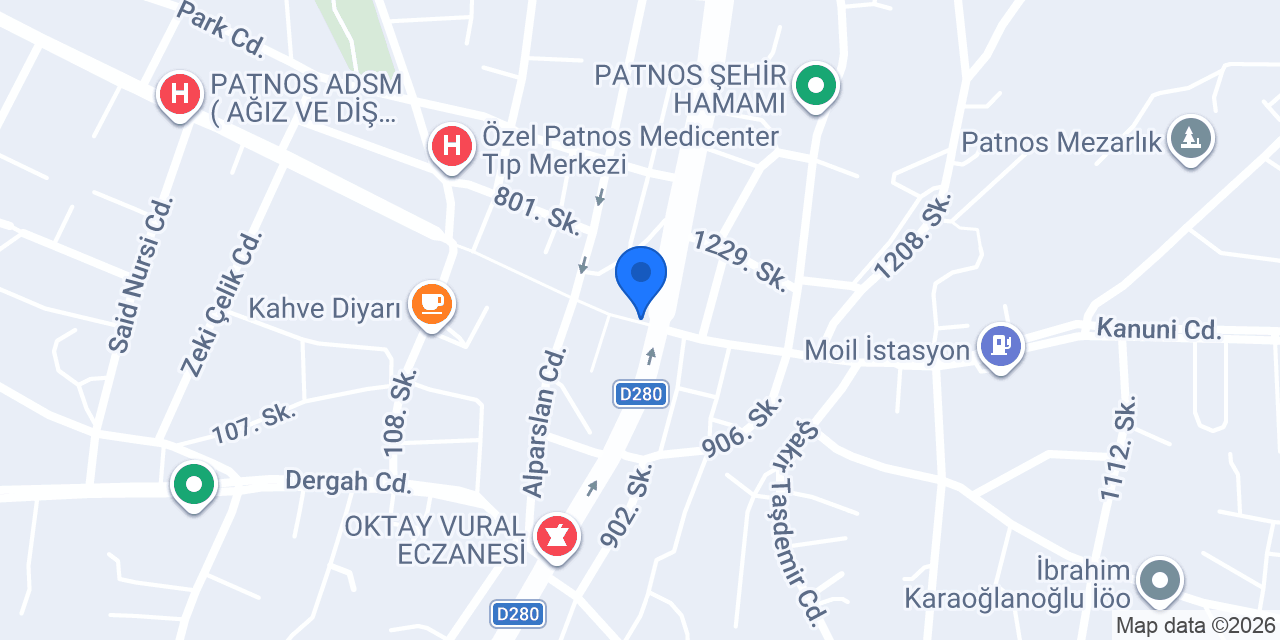 Doğu Eczanesi konumu