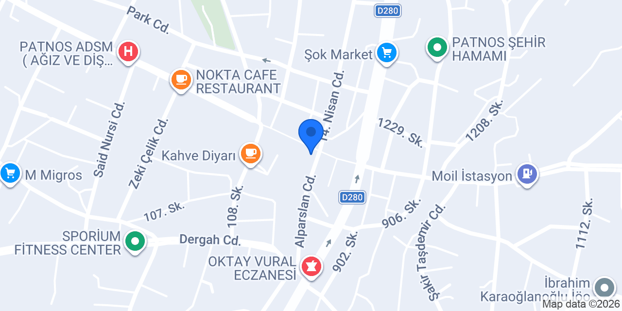 Baran eczanesi konumu