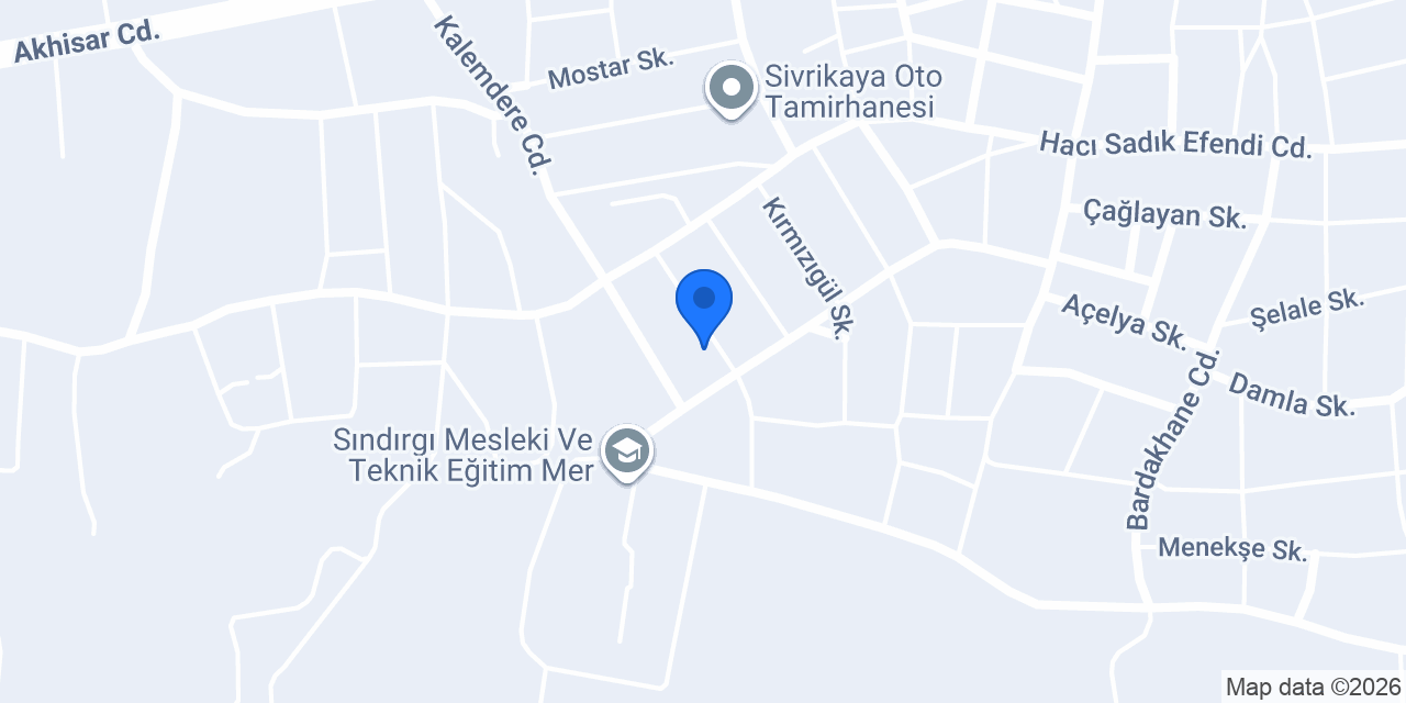 Öztürk Mobilya konumu