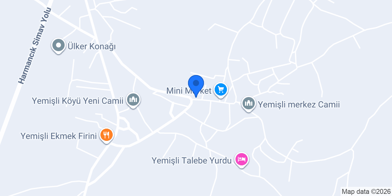 Yemişli Sağlık Ocağı konumu