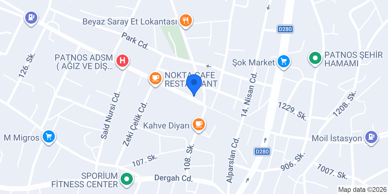 Bİİ Cafe konumu
