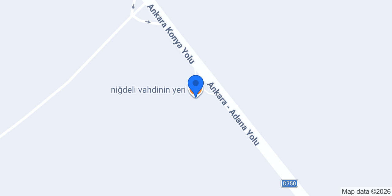 niğdeli vahdinin yeri konumu