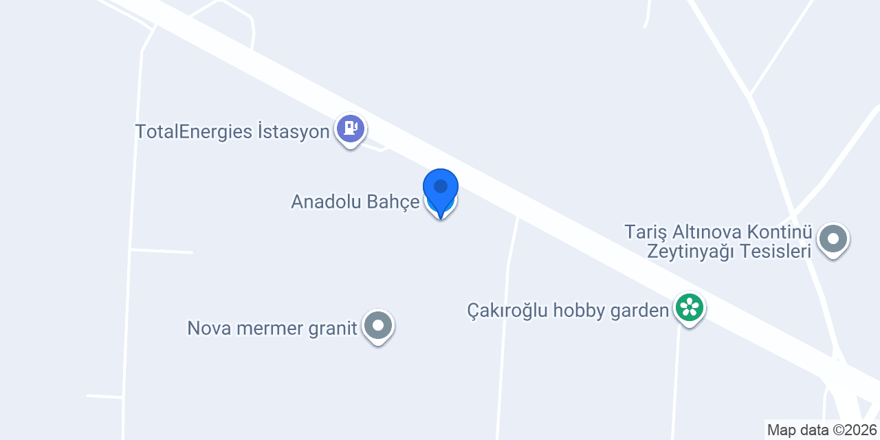Anadolu Bahçe konumu