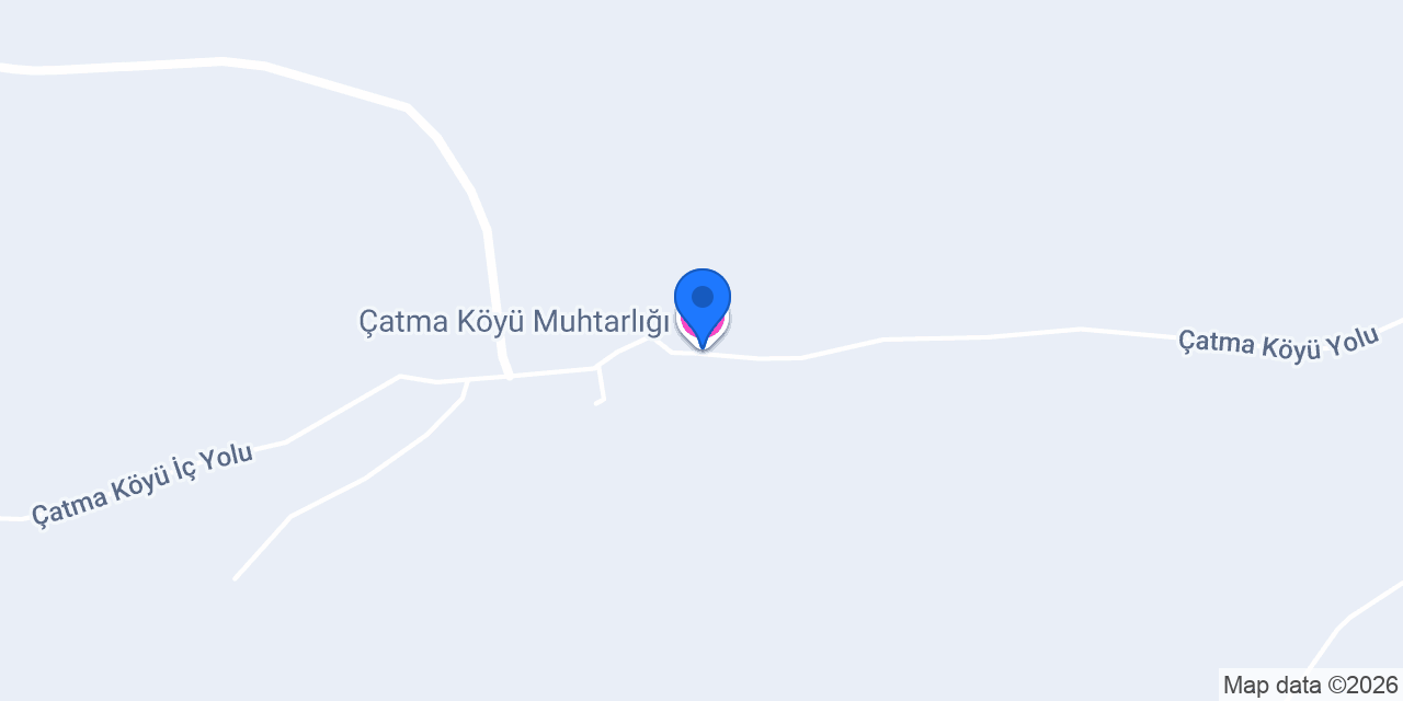 Çatma Köyü Muhtarlığı konumu