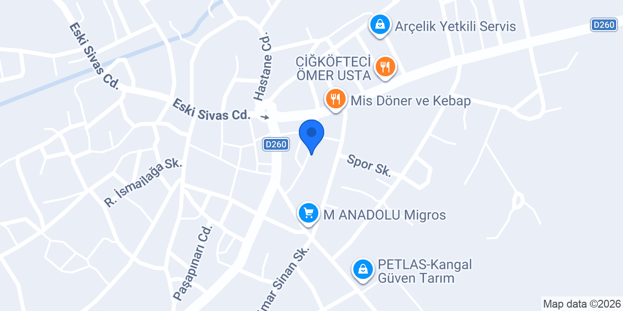 Yünpalas Otel konumu