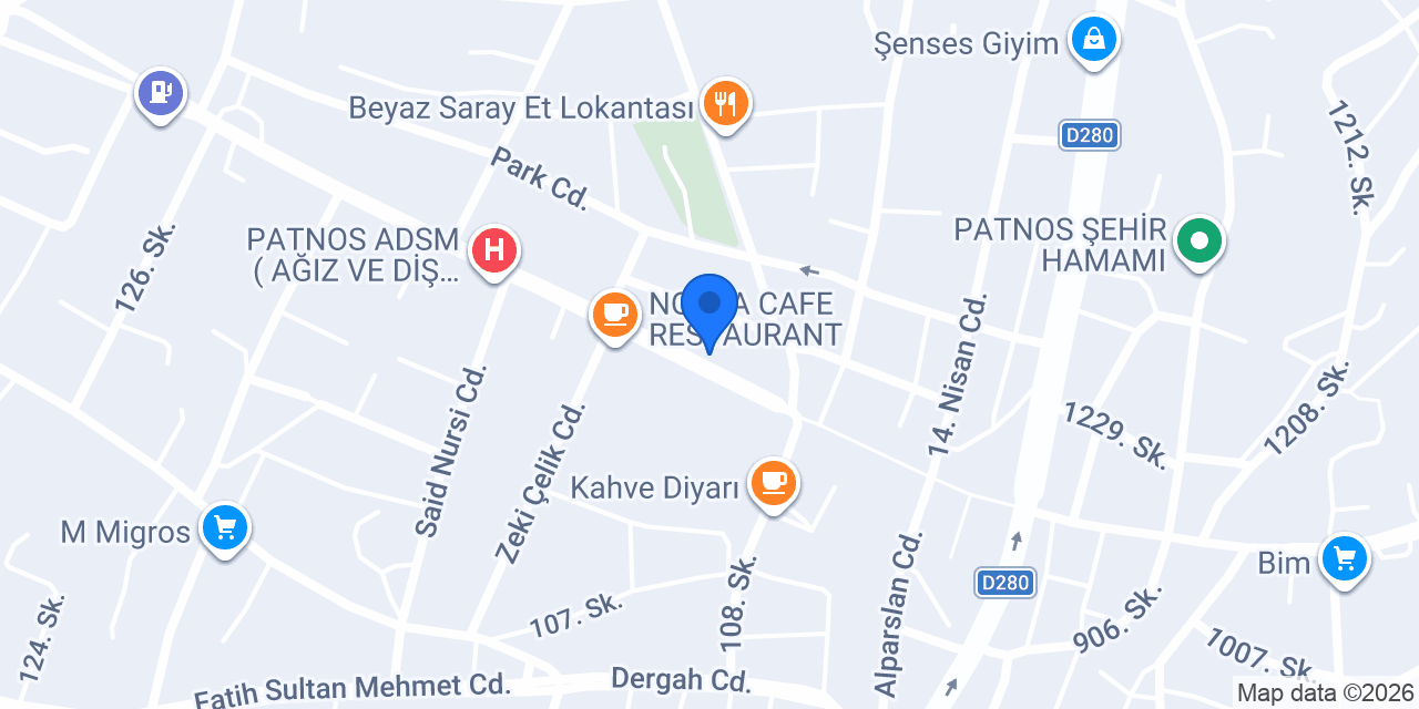 Mesa Turizm Patnos konumu