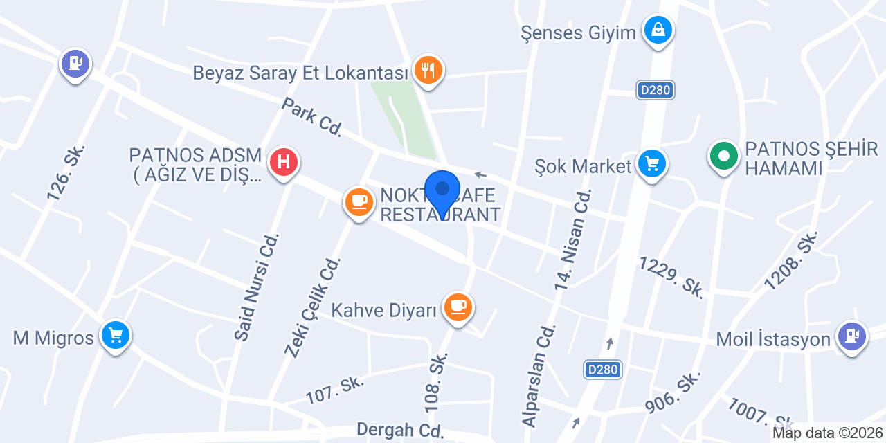 GRAND SÜPHAN OTEL PATNOS konumu