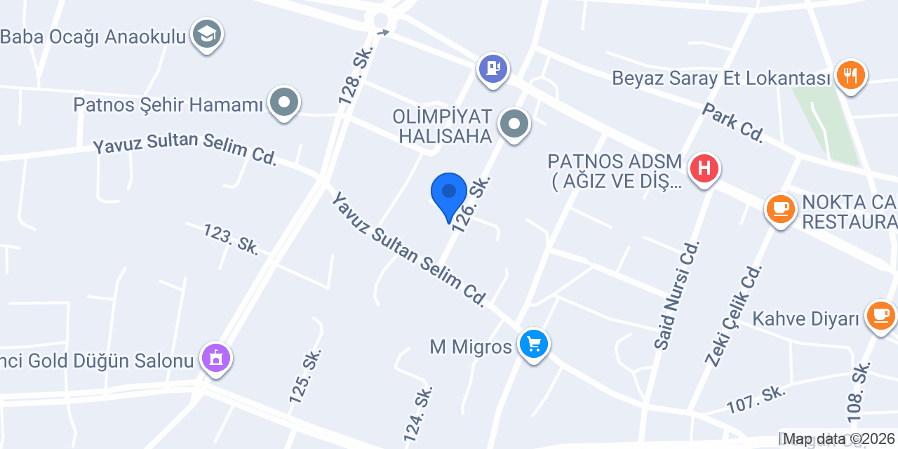 Yıldız Apart konumu