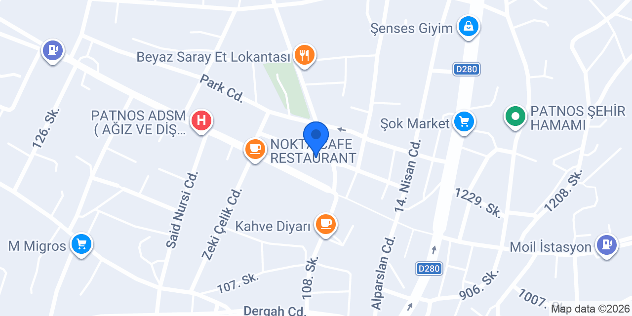 GRAND ONUR OTEL PATNOS konumu