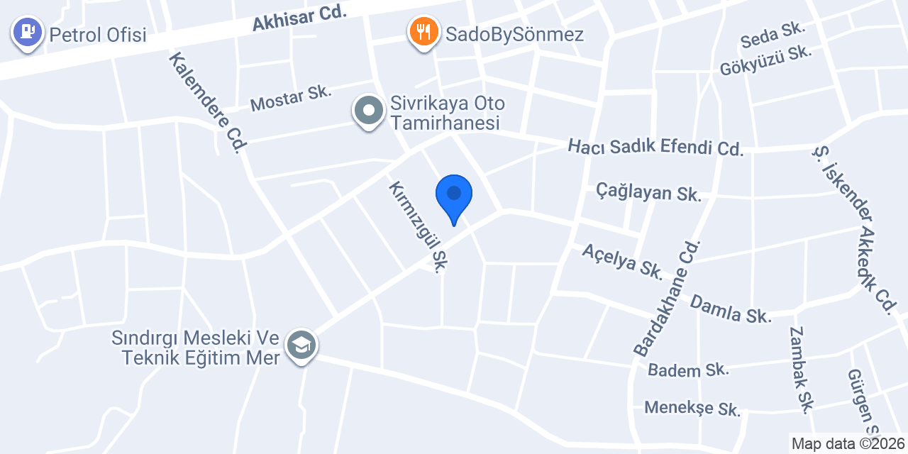 Şentürk Market konumu