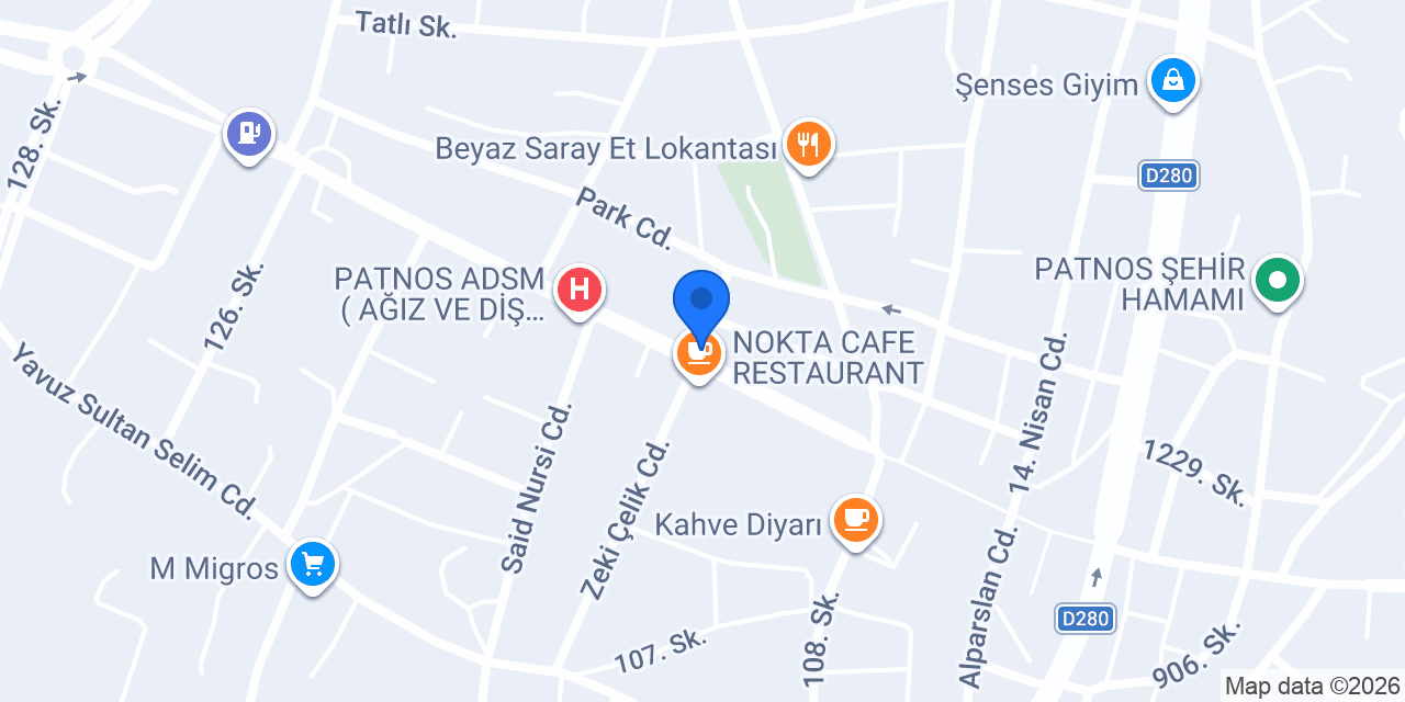 Künefeci Şahin Usta konumu