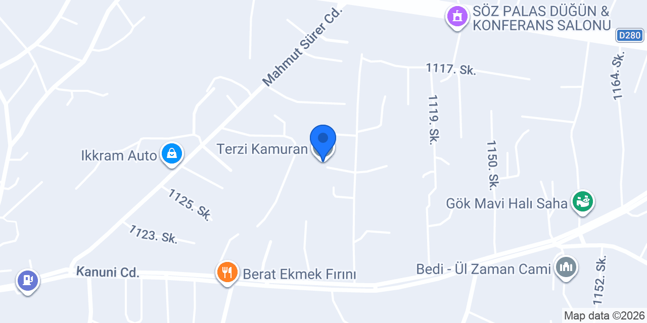 Araz Apart Otel konumu