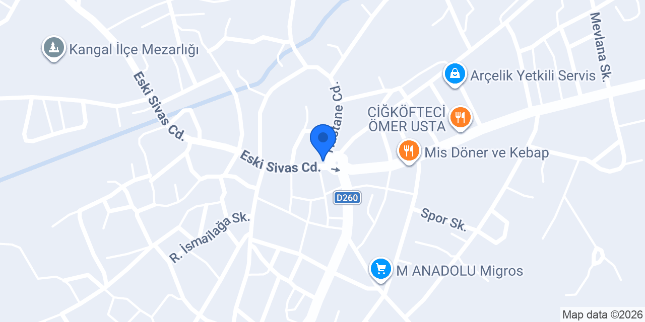 Anadolu Otel konumu