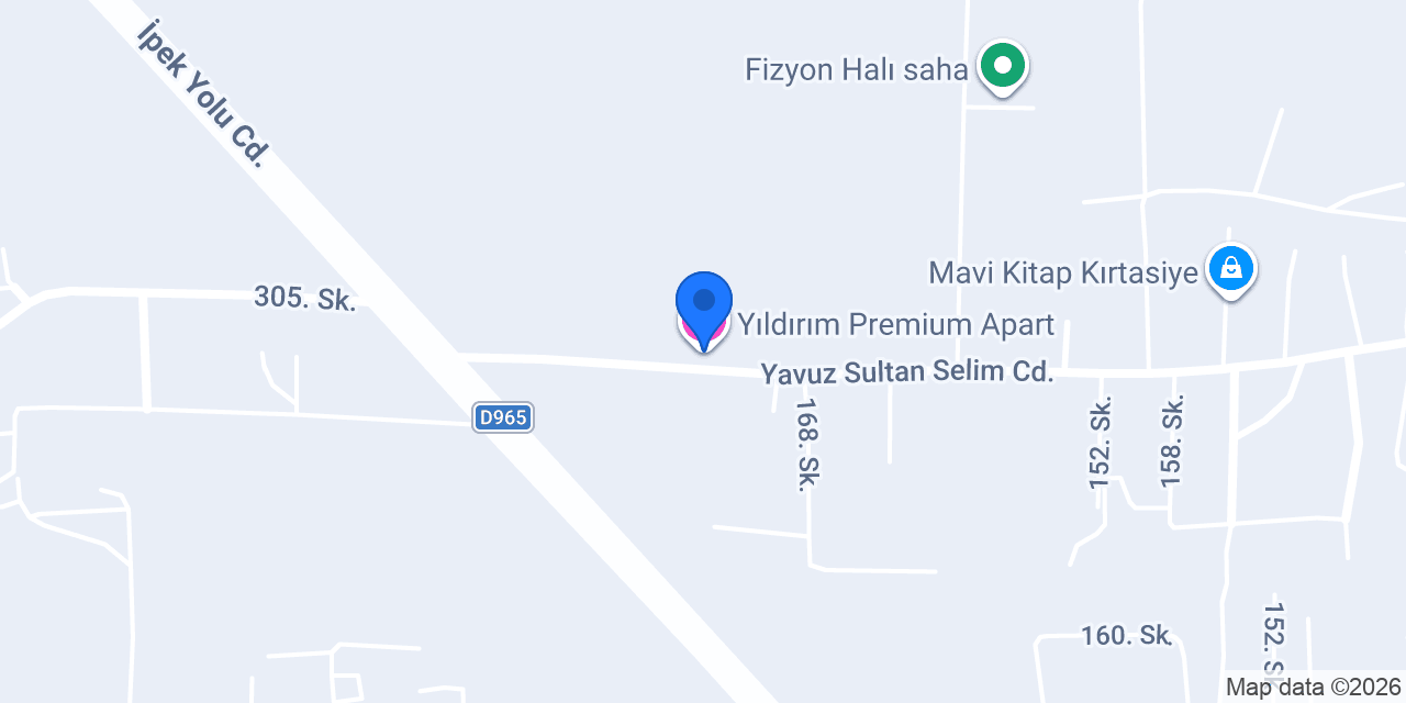 Yıldırım Premium Apart konumu