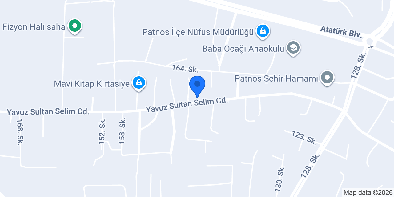RH DETAİLİNG PATNOS konumu