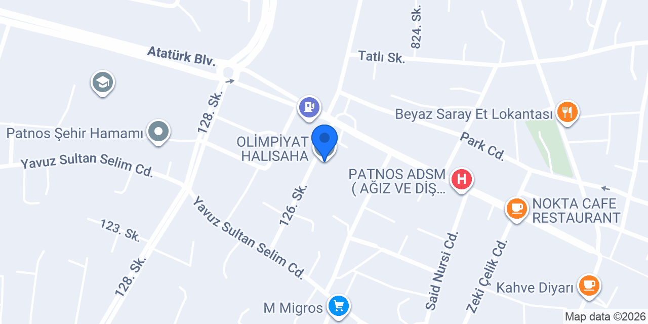 OLİMPİYAT HALISAHA konumu