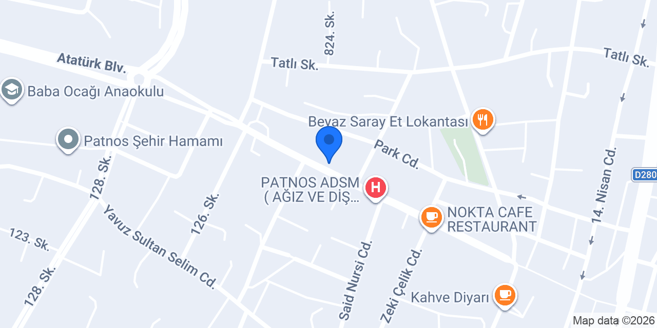DürümX Patnos Şubesi konumu