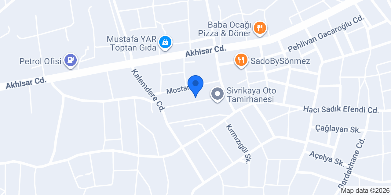 SARIOĞLAN TİCARET OTO KAPORTA konumu