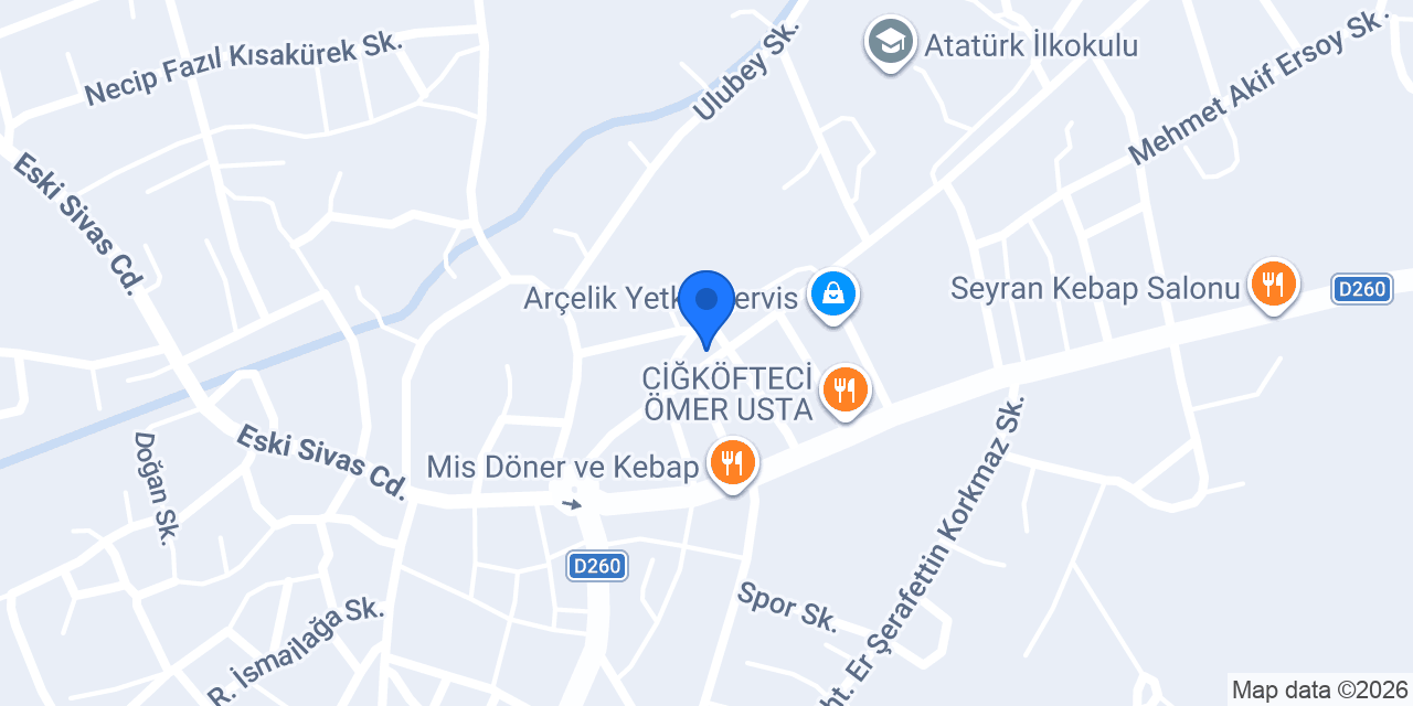 Toprak Veteriner Kliniği konumu