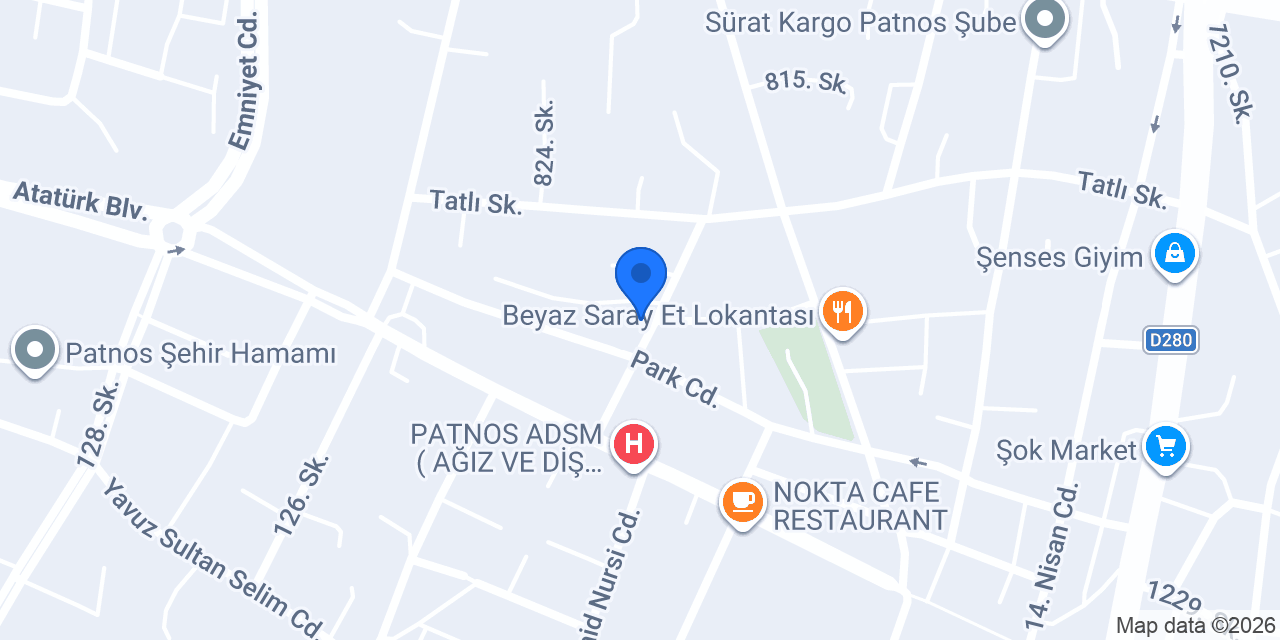 Patnos İlce Milli Egitim Mudurlugu konumu