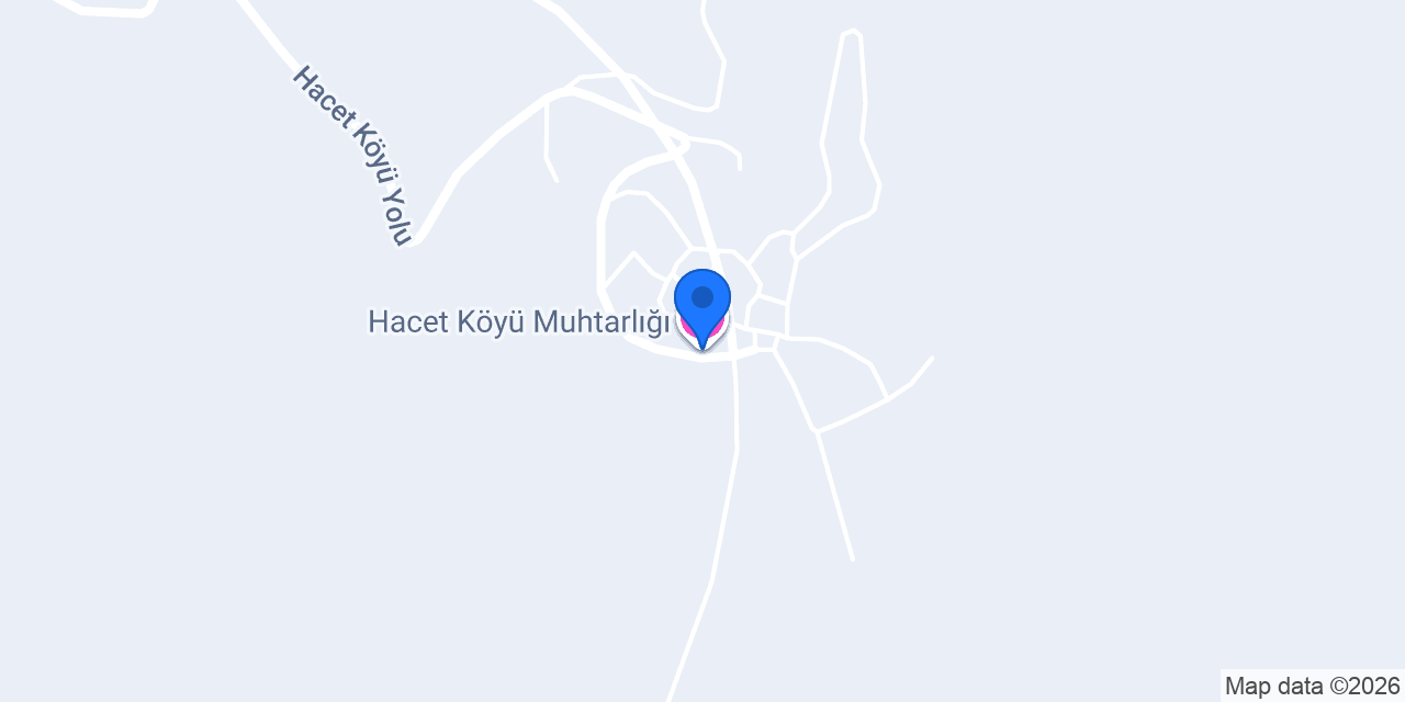 Hacet Köyü Muhtarlığı konumu
