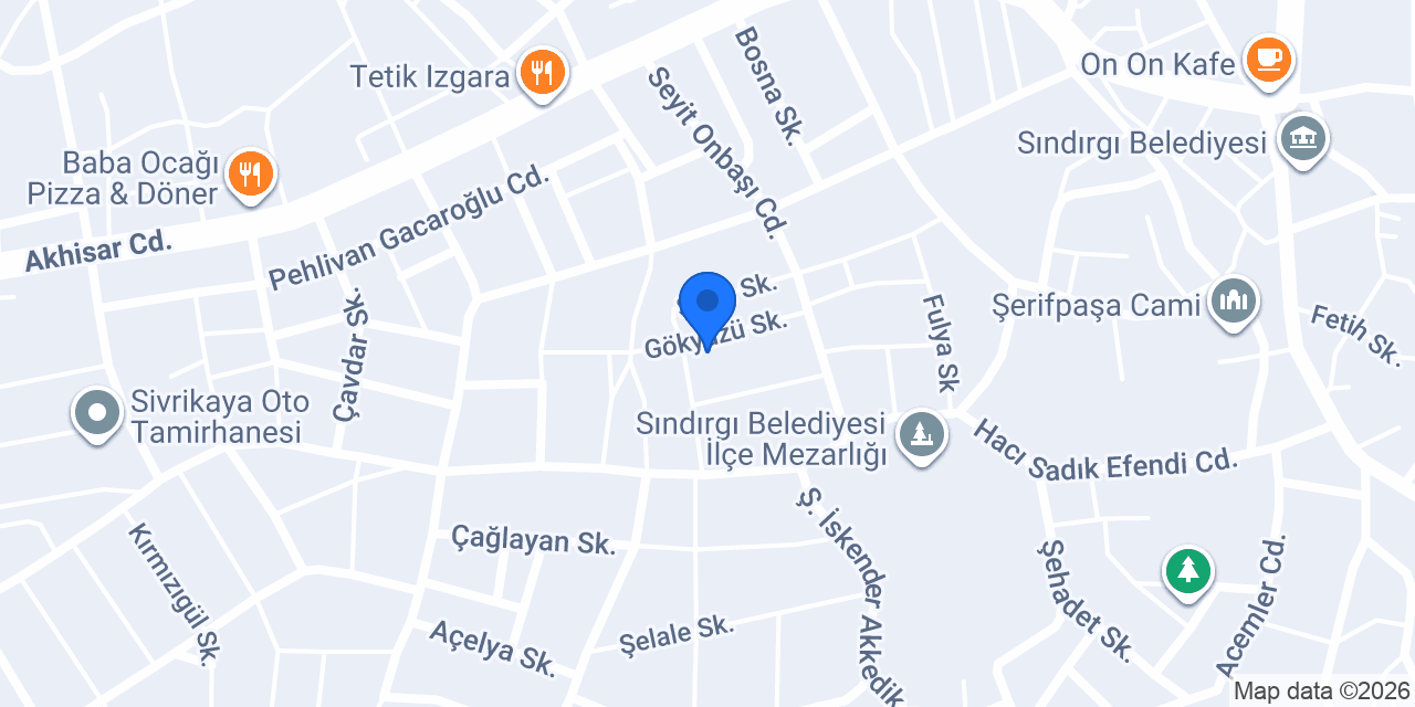 Binay Mobilya konumu