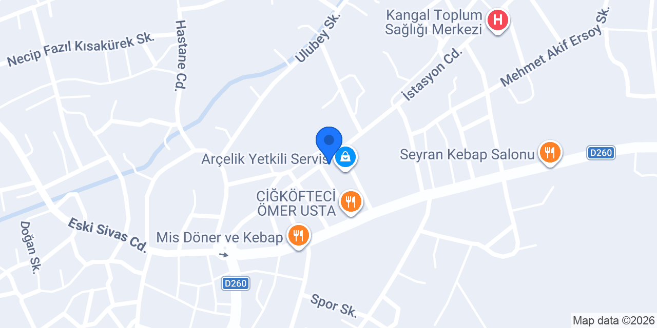 kangal elektrik konumu