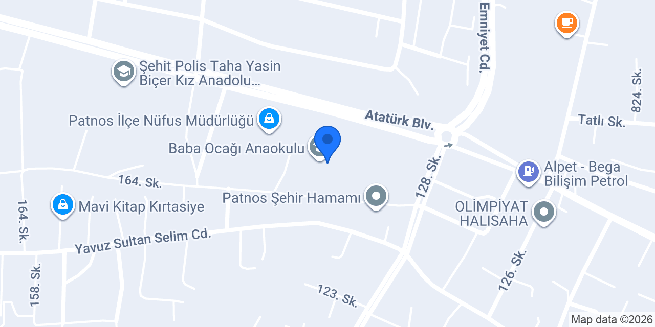 Baba Ocağı Anaokulu konumu