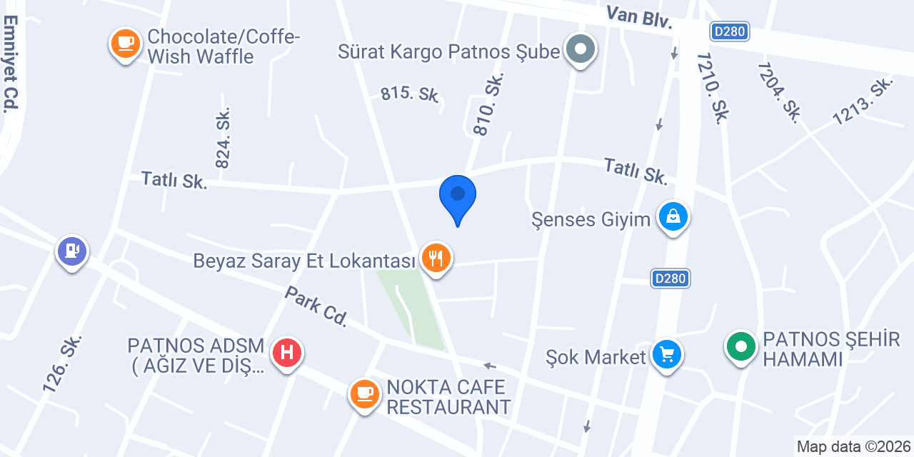 Sarısu Apart konumu