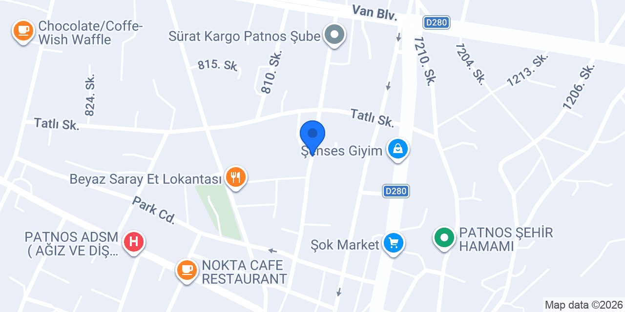 PATNOS PSİKOTEKNİK konumu