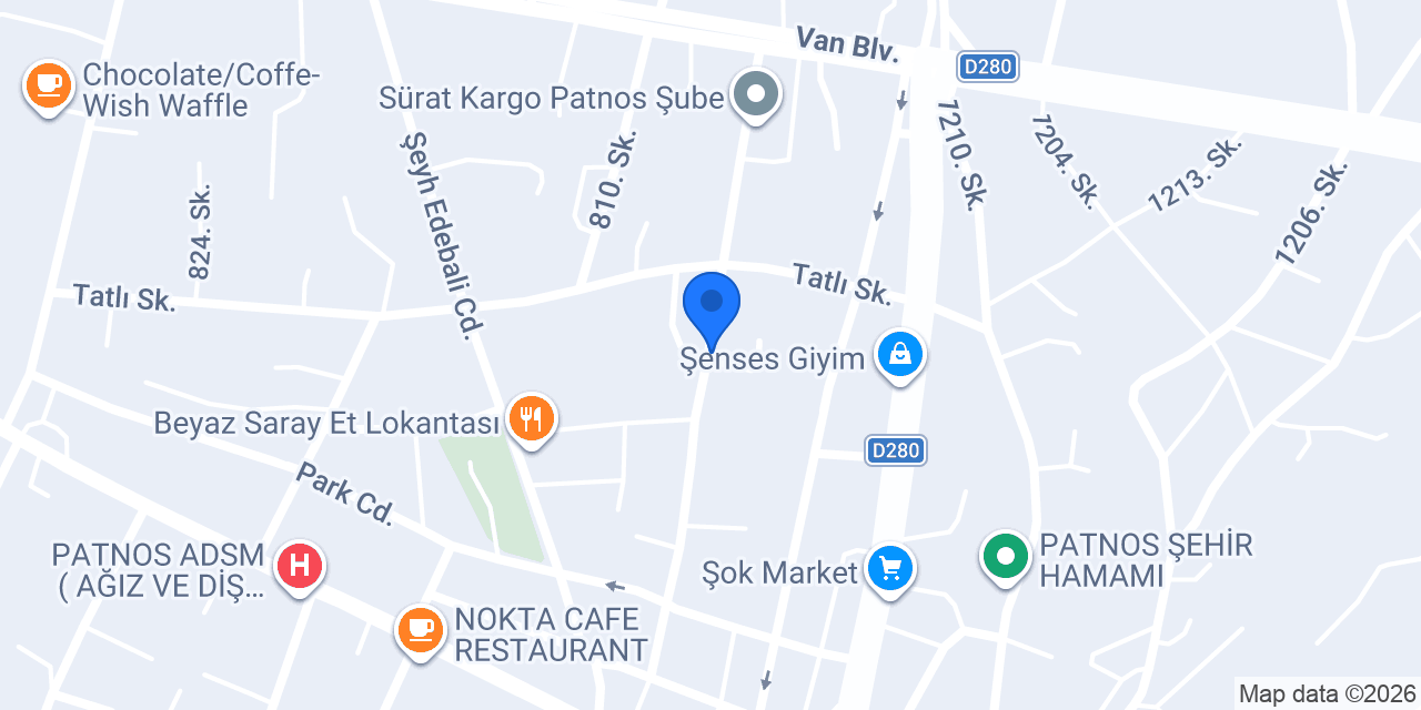 Emin Diş Kliniği konumu