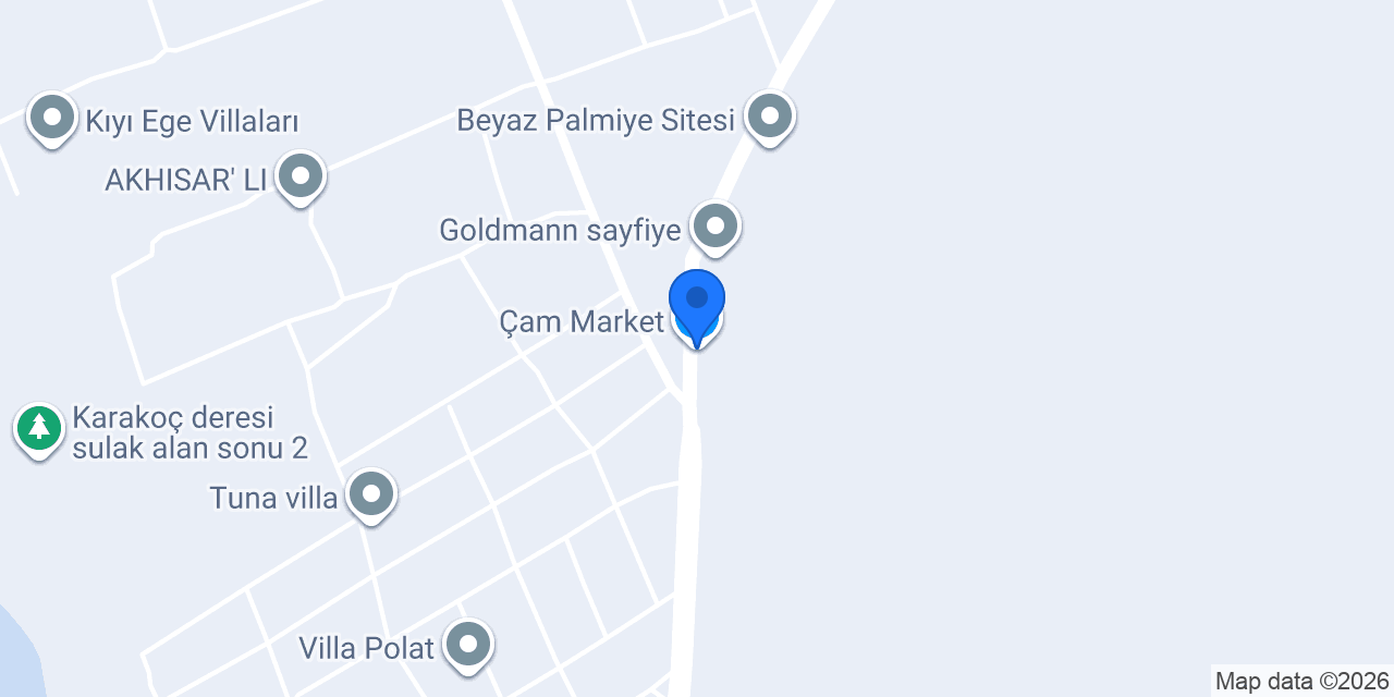Çam Market konumu