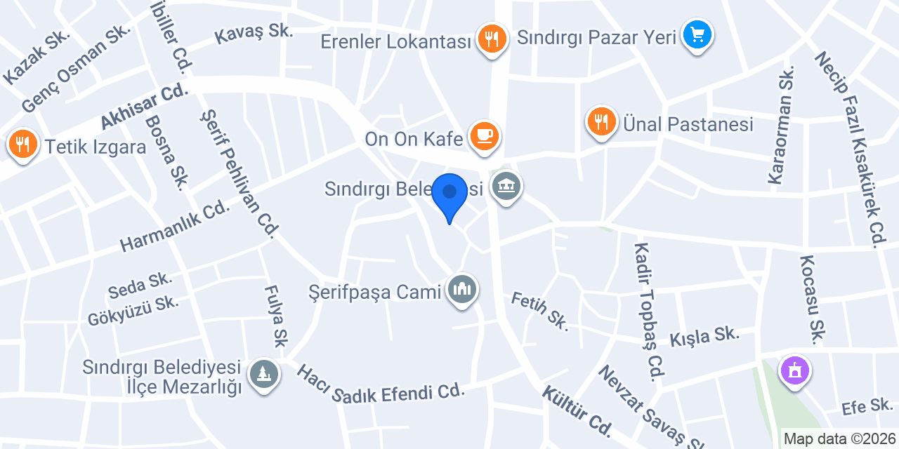 Patimisya Veteriner Kliniği konumu