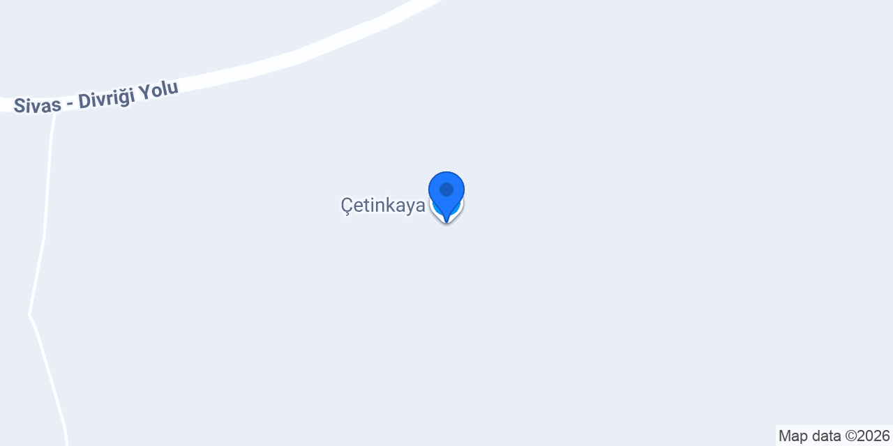 Çetinkaya konumu
