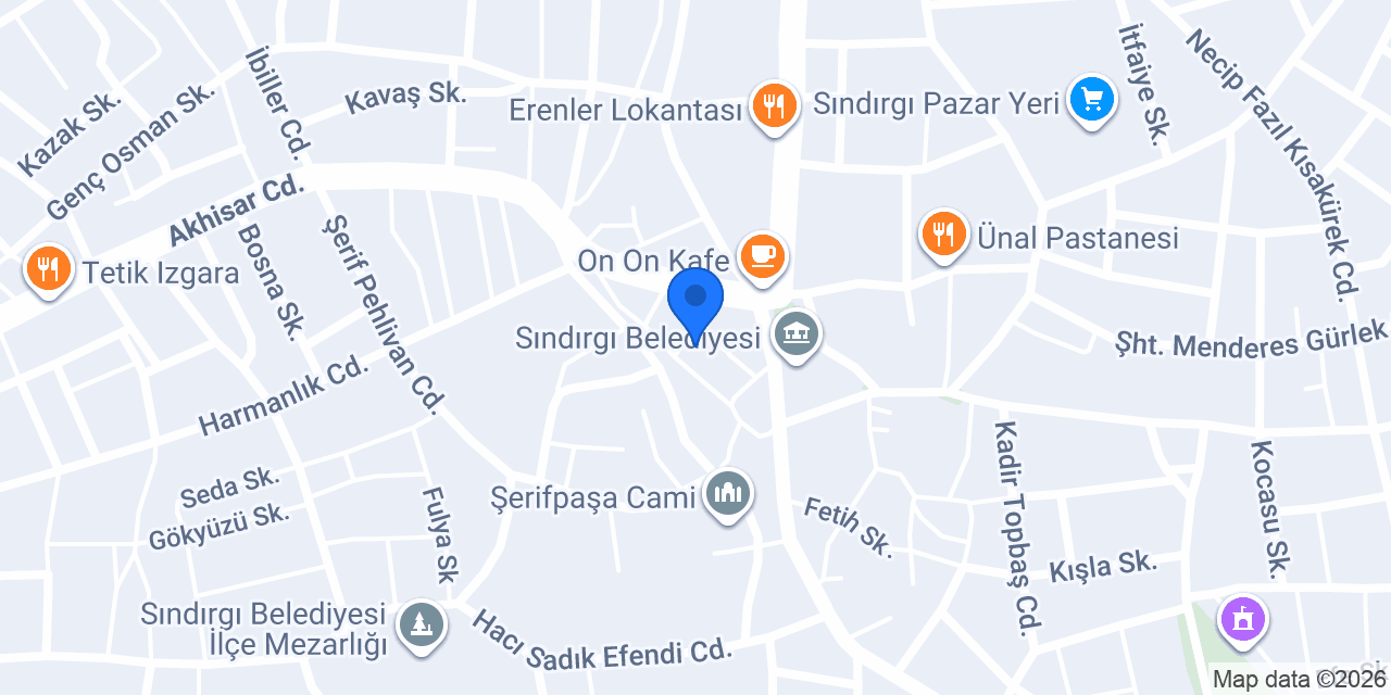 Sındırgı Eren Elektronik konumu